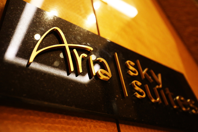 The Aria Sky Suites at Aria hotel-casino Thursday, March 17, 2016, in Las Vegas. Benjamin Hager/Las Vegas Review-Journal follow @benjaminhphoto