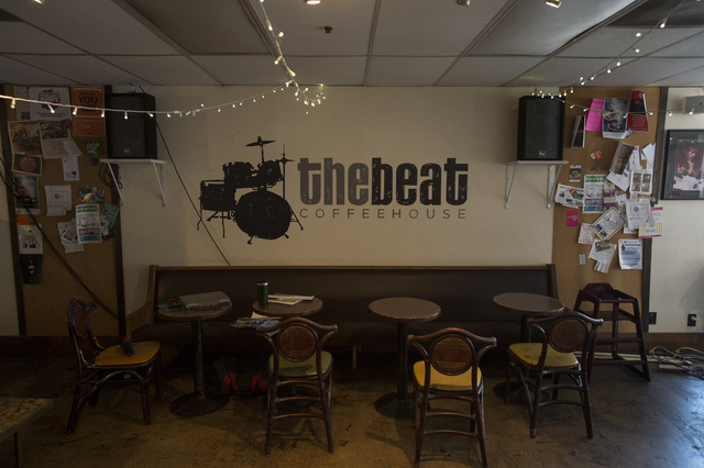 The Beat Coffeehouse & Records, pictured on Friday, July 1, 2016, in Las Vegas, will close later this year. (Bridget Bennett/Las Vegas Review-Journal) Follow @bridgetkbennett