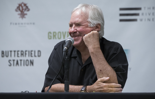 Bill Foley, owner of Las Vegas’ NHL expansion team, answers questions at a press conference at T-Mobile Arena on Wednesday, July 13, 2016, in Las Vegas. (Benjamin Hager/Las Vegas Review-Journal)
