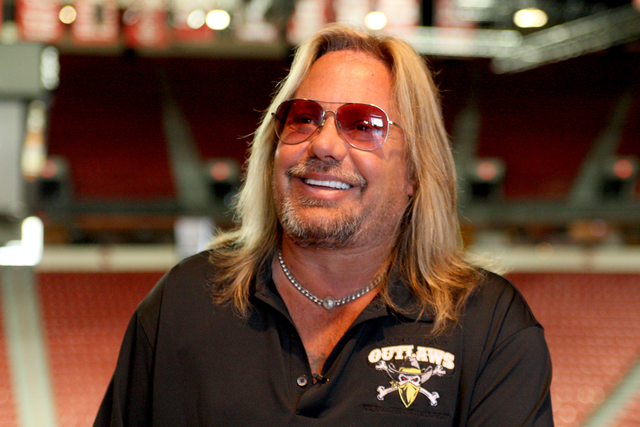 Mötley Crüe lead singer Vince Neil on March 3, 2015 (Michael Quine/Las Vegas Review-Journal)