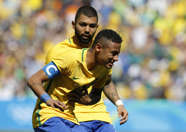 Brazil's Neymar leads country to football gold in historic game