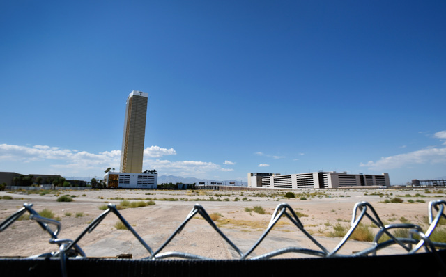 The construction site of the planned $2 billion Alon project on the Strip north of Spring Mountain Road is seen Monday, Aug. 29, 2016, in Las Vegas. (David Becker/Las Vegas Review-Journal) Follow ...