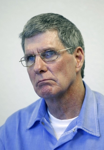 This Nov. 16, 2011, file photo shows Charles Tex Watson during a parole hearing at Mule Creek State Prison in Ione, Calif.  The former Manson family member is serving a life sentence for his role  ...