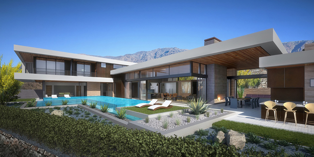 This rendering shows what the San Francisco-based SB Architects inspirational home at Ascaya will look like.