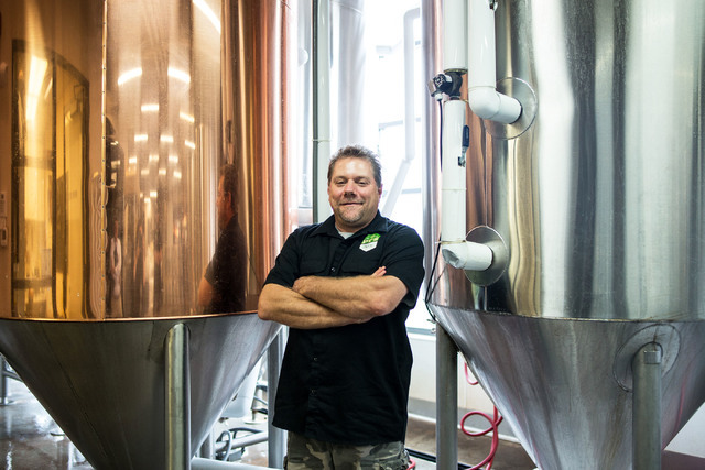 Brewmaster Dave Otto poses for a portrait at PT’s Brewing Company off of Tenaya Way and Cheyenne Avenue in Las Vegas on Thursday, Aug. 4, 2016. Elizabeth Brumley/Las Vegas Review-Journal Follow  ...