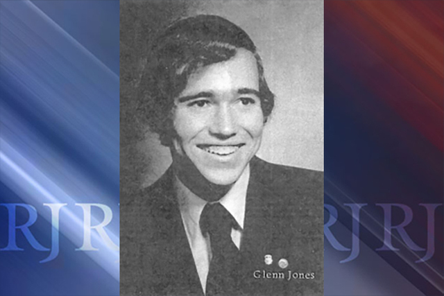 A photo in the 1975 yearbook shows Glenn Jones in his senior year at Fowler High School in Fowler, Colorado, where he was an active member of the speech and debate club. (Fowler Historical Museum)
