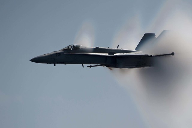 An F/A-18C Hornet similar to one that crashed in the Northern Nevada desert during a training mission near the Fallon Naval Air Station on Tuesday, Aug. 2, 2016. (U.S. Navy, Petty Officer 2nd Clas ...