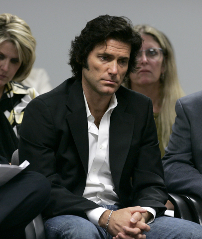 Anthony DiMaria, the nephew of Manson Family murder victim Jay Sebring, waits to appear before state parole officials in July 2008, to urge that they reject an appeal for compassionate release for ...