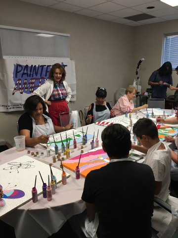 PaintFest America, a 50-day/50-stop event designed to reach the families, patients and staff of cancer facilities visited Nevada Aug. 3, 2016, at three Comprehensive Cancer Centers of Nevada. Spec ...