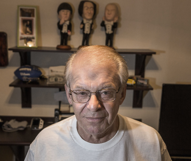 CinemaScore founder Ed Mintz poses for a photo in his Las Vegas home on Wednesday, Aug. 24, 2016. Jeff Scheid/Las Vegas Review-Journal Follow @jeffscheid