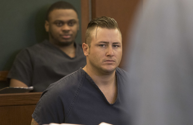 Shane Ross, son of Las Vegas Councilman Steve Ross, appears in court at the Regional Justice Center Wednesday, Aug. 24, 2016. Richard Brian/Las Vegas Review-Journal Follow @vegasphotograph