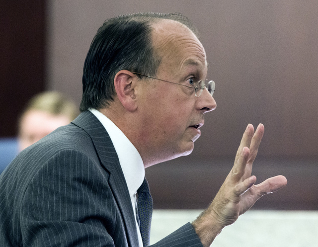 Attorney Paul Clement  representing Nevada makes oral arguments involving school choice Friday, July 29, 2016, in front of the Nevada Supreme Court. (Jeff Scheid/Las Vegas Review-Journal Follow @j ...