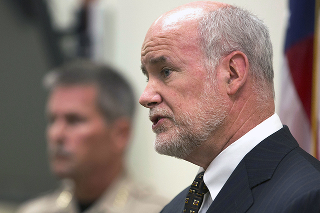 Yuba County District Attorney Patrick McGrath, discusses the arrests made related to the 1973 killings of two California girls, at a news conference, Tuesday, Sept. 13, 2016, in Marysville, Califo ...