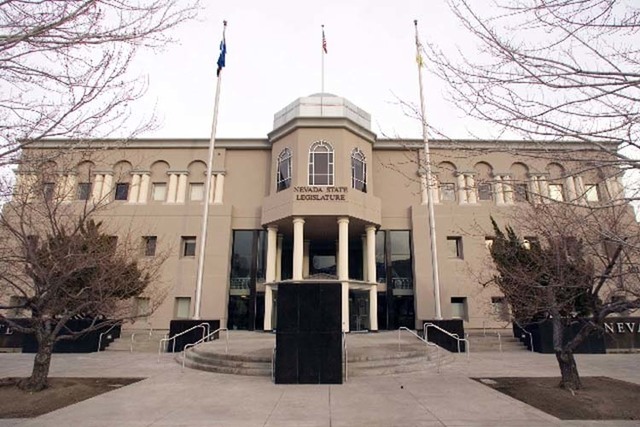 The Nevada State Legislature building. (Las Vegas Review-Journal)