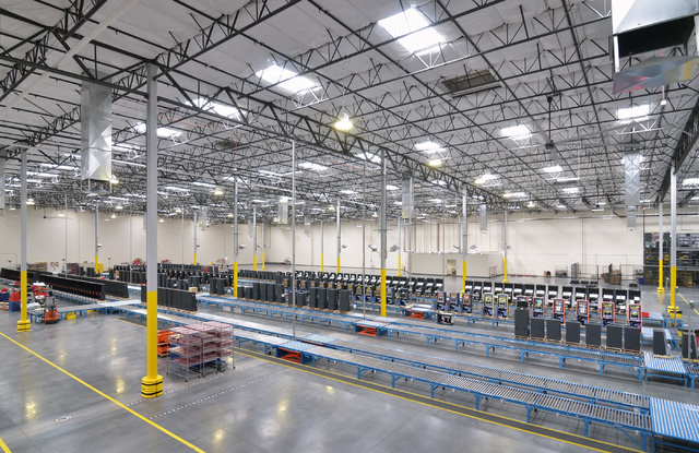 Part of the manufacturing and warehouse space is shown in the new headquarters of Ainsworth Game Technology at 5800 Rafael Rivera Way in Las Vegas on Friday, Sept. 30, 2016. Bill Hughes/Las Vegas  ...