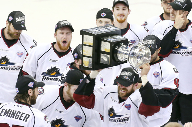 Lake Erie Monsters win the Calder Cup in OT