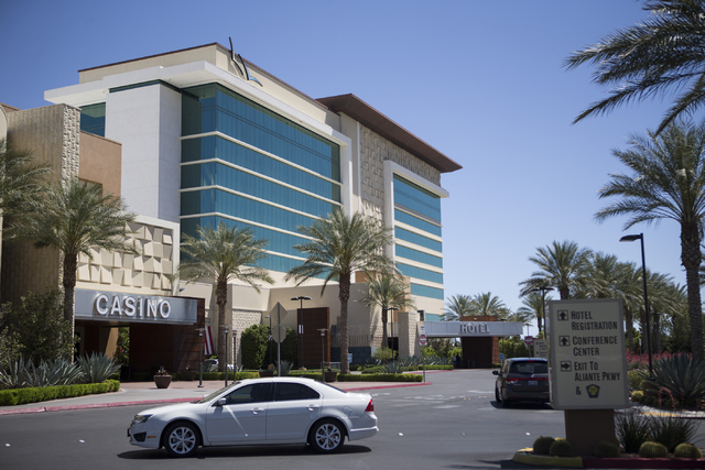 Aliante casino-hotel is seen on Tuesday, April 26, 2016, in North Las Vegas. Erik Verduzco/Las Vegas Review-Journal Follow @Erik_Verduzco