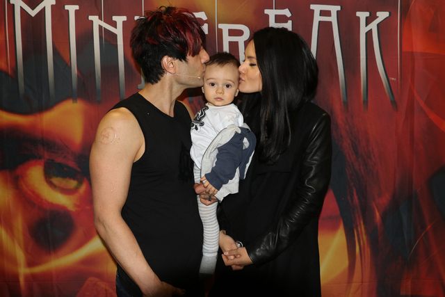 Criss Angel and his son, Johnny Crisstopher.