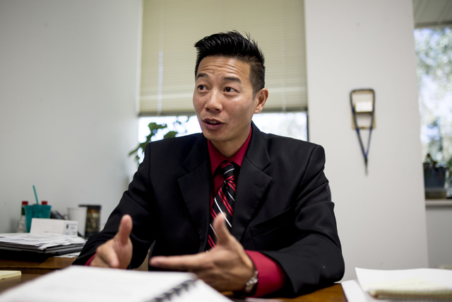 Kevin Wong, intelligence analyst for Rocky Mountain High Intensity Drug Trafficking Agency discusses the issues regarding home grown marijuana since recreational legalization on Tuesday, Aug. 30,  ...