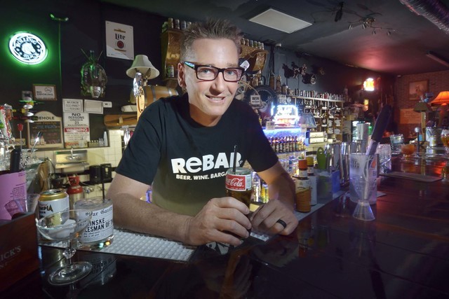 Co-owner Derek Stonebarger is shown at ReBar at 1225 S. Main St. in Las Vegas on Saturday, Aug. 27, 2016. Bill Hughes/Las Vegas Review-Journal