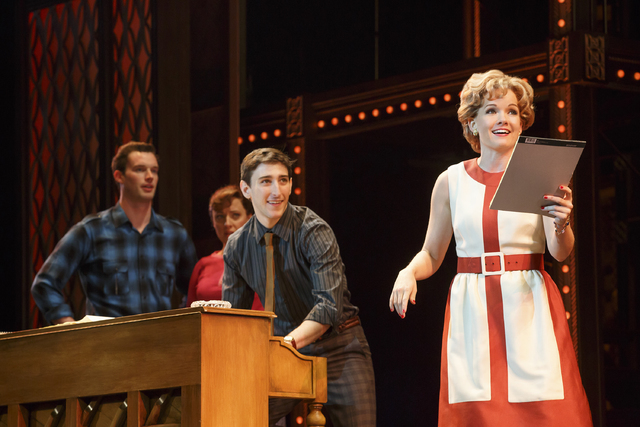 Barry Mann (Ben Fankhauser) and Cynthia Weil (Becky Gulsvig), the "Fred and Ethel" of "Beautiful — The Carole King Musical." When the show's national tour arrives at The Smith Center Tuesday, Er ...