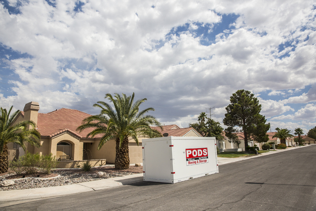 A home being unpacked in the Gull's Landing development in Desert Shores on Thursday, Sept. 1, 2016, in Las Vegas. Benjamin Hager/Las Vegas Review-Journal