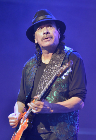 Carlos Santana performs at the House of Blues in Mandalay Bay at 3950 Las Vegas Blvd. S. in Las Vegas on Wednesday, Jan. 21, 2015. (Bill Hughes/Las Vegas Review-Journal)