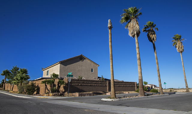 Cottonwood Lake Homes subdivision on Sunday, Sept. 4, 2016, in Searchlight, Nev. (Benjamin Hager/Las Vegas Review-Journal)