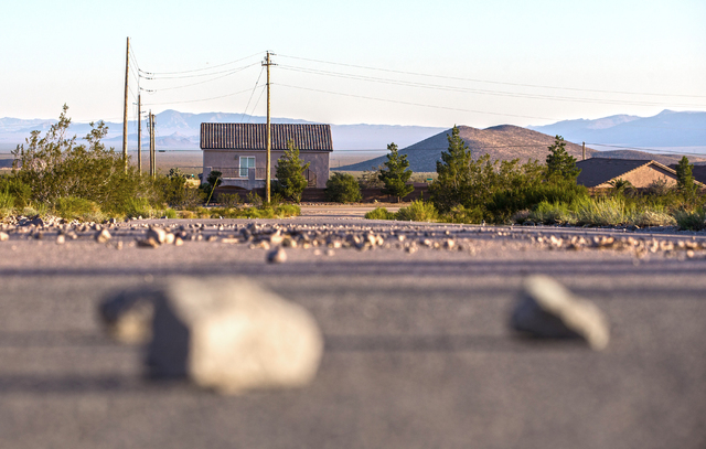 Cottonwood Lake Homes subdivision on Sunday, Sept. 4, 2016, in Searchlight, Nev. (Benjamin Hager/Las Vegas Review-Journal)
