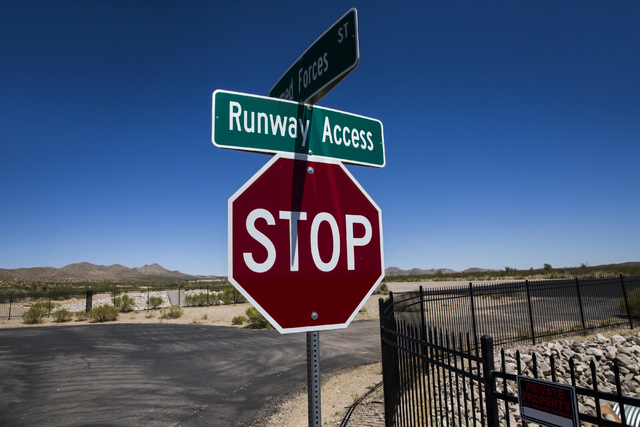 Searchlight Airpark subdivision on Monday, Sept. 5, 2016, in Searchlight, Nev. (Benjamin Hager/Las Vegas Review-Journal)