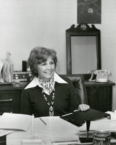 Thalia Dondero, the first woman elected to the Clark County Commission, is seen in this file photo. (Las Vegas Review-Journal)