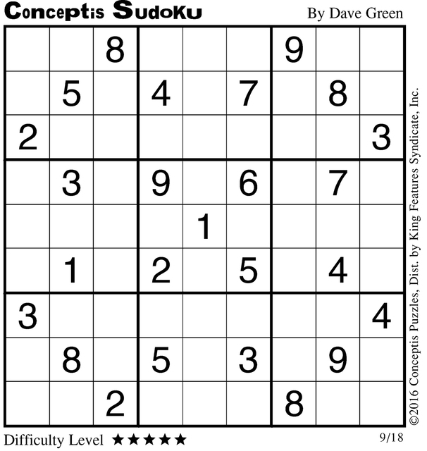Tuesday wicked Sudoku (16/7/2013) click to play online