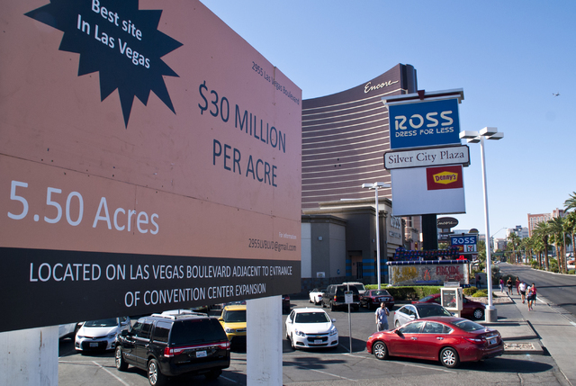Developer asking $30M an acre for site on Strip