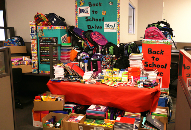 Yes! Air Conditioning and Plumbing donated more than $500 worth of school supplies for the USO Las Vegas’ Back to School Bash on Aug. 20, 2016. The Back to School Bash hosted more than 900  ...