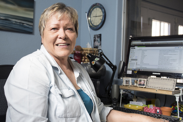 Executive Director of Family Promise Terry Lindemann poses in her office on Tuesday, Sept.13, 2016, in Las Vegas. Loren Townsley/Las Vegas Review-Journal Follow @lorentownsley