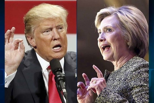 Donald Trump and Hillary Clinton (AP)