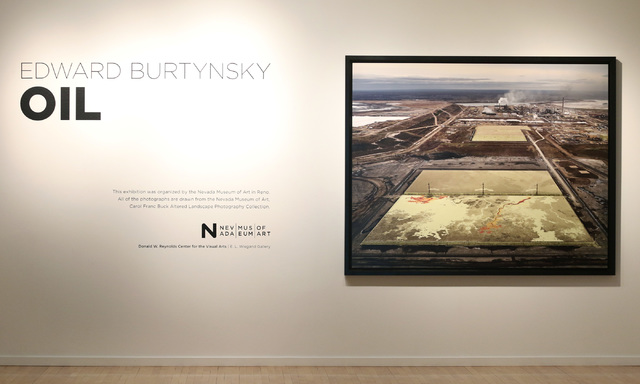 A photograph of “Alberta Oil Sands #6” leads off Edward Burtynsky’s exhibit “Oil,” now at UNLV's Marjorie Barrick Museum. The exhibition was organized by the Nevada Museum of Art in Reno ...