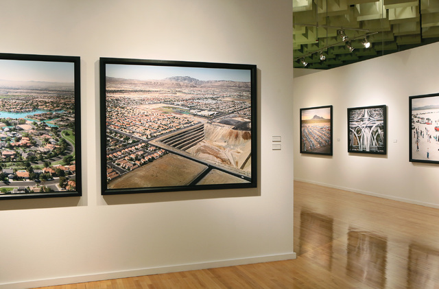 Award-winning Canadian photographer Edward Burtynsky came to Southern Nevada to shoot "Suburbs #2," left, and "Suburbs #3, with Quarry" -- both part of the "Transportation and Motor Culture" segme ...