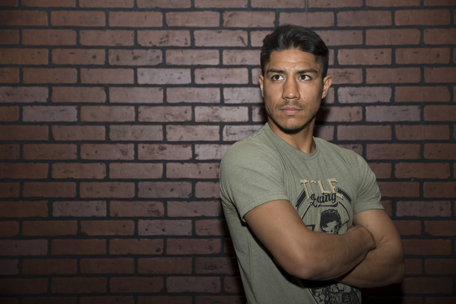 Boxer Jessie Vargas is photographed at the Top Rank Gym on Thursday, Oct. 6, 2016, in Las Vegas. Vargas is set to fight against Manny Pacquiao on Nov. 5. (Erik Verduzco/Las Vegas Review-Journal) F ...