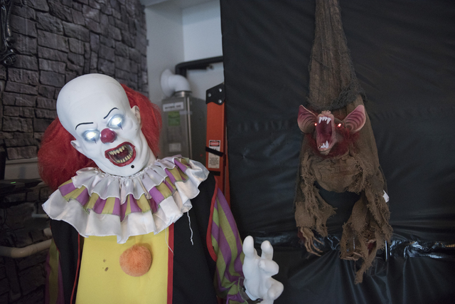 Halloween decorations are seen at Sharon Sharapan's house in Henderson, Sunday, Oct. 30, 2016. Jason Ogulnik/Las Vegas Review-Journal