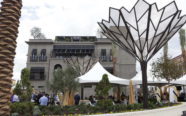 Nevada's first Restoration Hardware is seen during the ribbon-cutting for the opening of Tivoli Village's second phase Friday, Oct. 28, 2016, in Las Vegas. The second phase added more than 270,000 ...