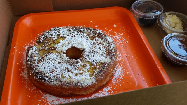 A French toast doughnut from Donut Bar. Lisa Valentine/View