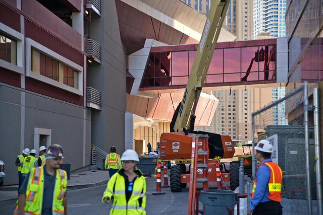 Construction continues at the Lucky Dragon hotel-casino on Sahara Avenue near the Strip on Wednesday, Oct. 19, 2016, in Las Vegas. Daniel Clark/Las Vegas Review-Journal Follow @DanJClarkPhoto