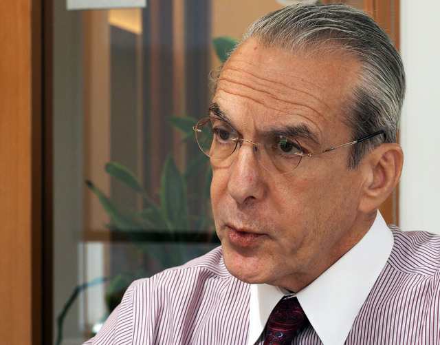 Dr. Jeffrey Cummings, medical director for the Lou Ruvo Center for Brain Health, speaks about his hopes for Alzheimer's disease treatments during an interview in his office at the Ruvo Center in L ...