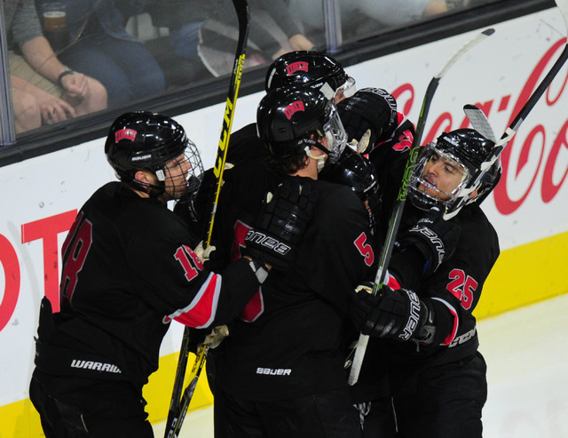 UNLV hockey eyes NCAA Division I after victory at T-Mobile Arena | Las Vegas Review-Journal UNLV hockey eyes NCAA Division I after victory at T-Mobile Arena | Las Vegas Review-Journal