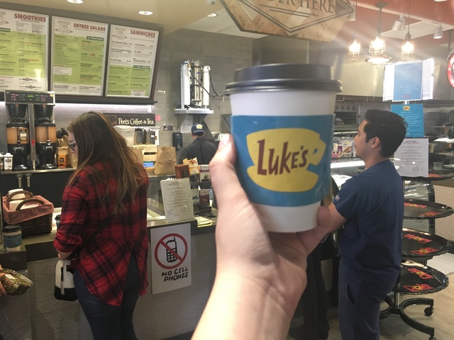 Bronze Cafe at the Market transformed into Luke's Diner as part of Netflix's promotion for the Gilmore Girls revival. (Janna Karel/Las Vegas-Review Journal)