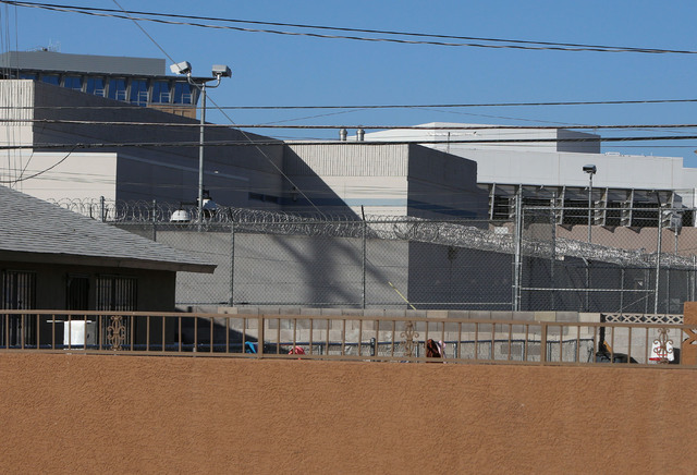 The old abandoned North Las Vegas Detention Center on 2332 North Las Vegas Blvd, is seen on Saturday, March 7, 2015.(Bizuayehu Tesfaye/Las Vegas Review-Journal)
