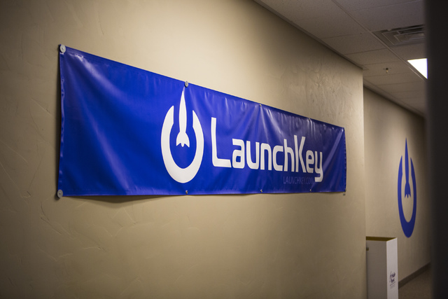 The interior of LaunchKey, a Las Vegas-based technology company that was recently acquired by Portland, Oregon-based iovation, is seen on Friday, Oct. 14, 2016. (Miranda Alam/Las Vegas Review-Jour ...
