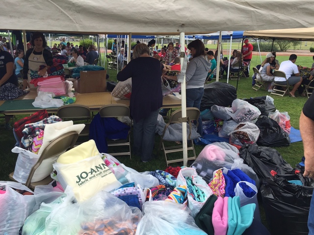 The 2015 Community Day of Service event saw a large number of participants. The one-day effort, spearheaded by The Church of Jesus Christ of Latter-day Saints, is hoping to exceed its blanket crea ...
