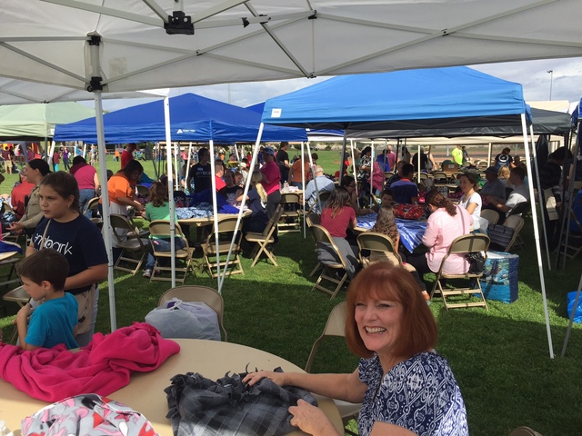 The 2015 Community Day of Service event saw a large number of participants. The one-day effort, spearheaded by The Church of Jesus Christ of Latter-day Saints, is hoping to exceed its blanket crea ...